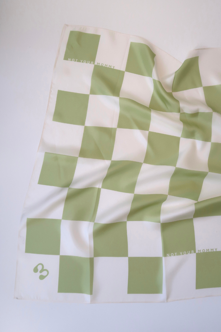 Scarf Matcha Check