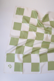 Scarf Matcha Check