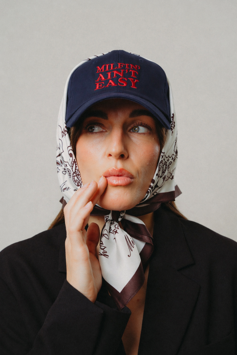 NEW - Milfin' Ain't Easy Cap Navy