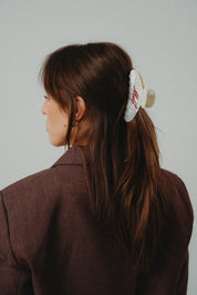 Hair Clip MILF White