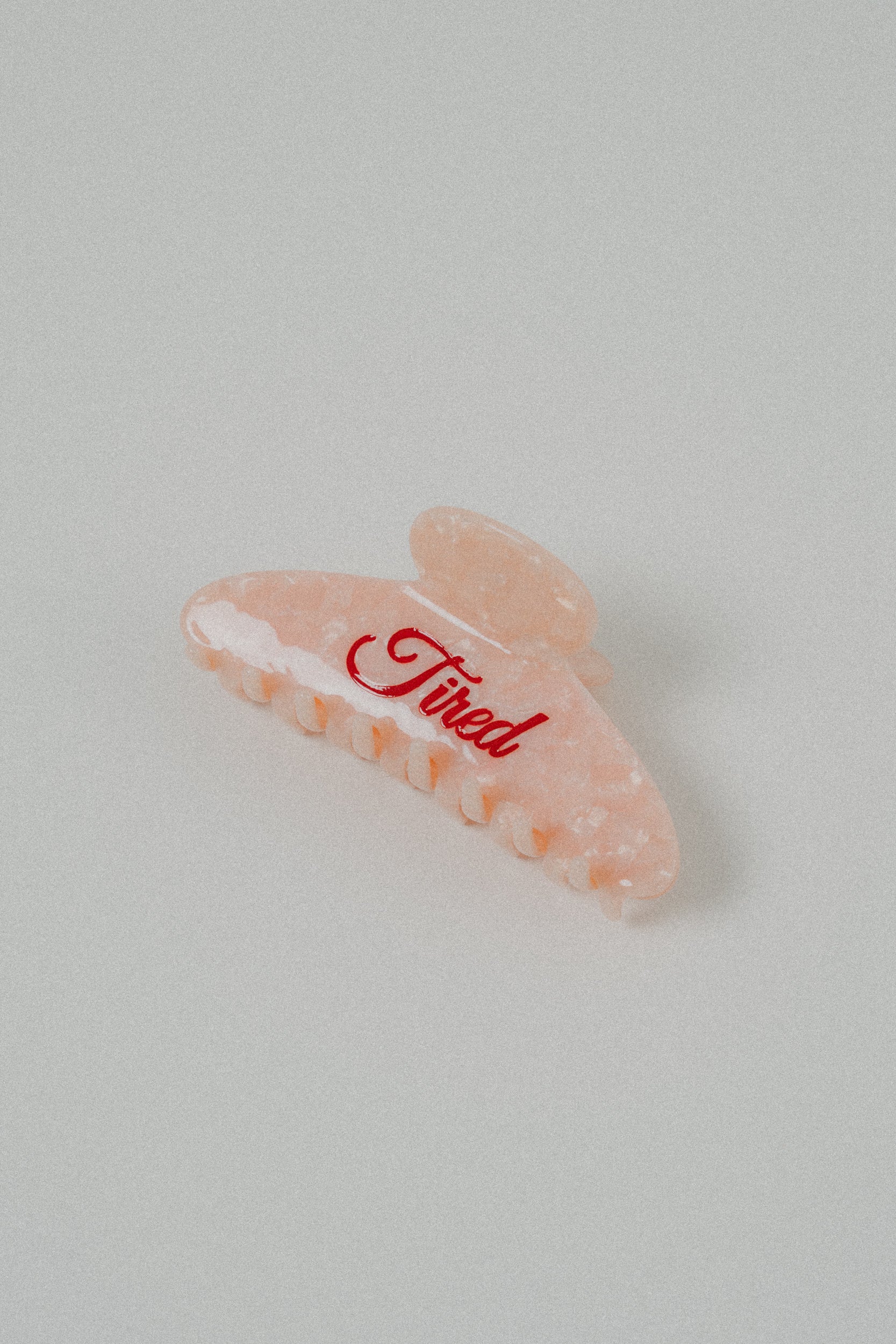 Hair Clip TIRED Pink