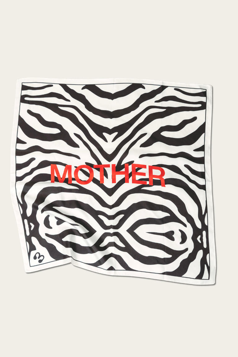 Scarf ''MOTHER'' Zebra