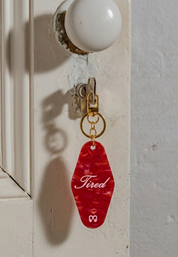Tired Keychain