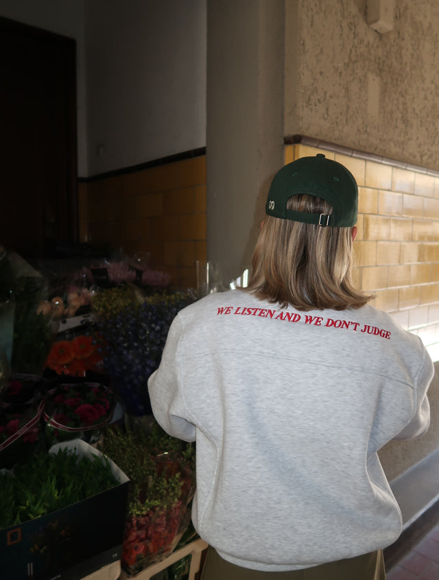We listen. Half-zip Sweater