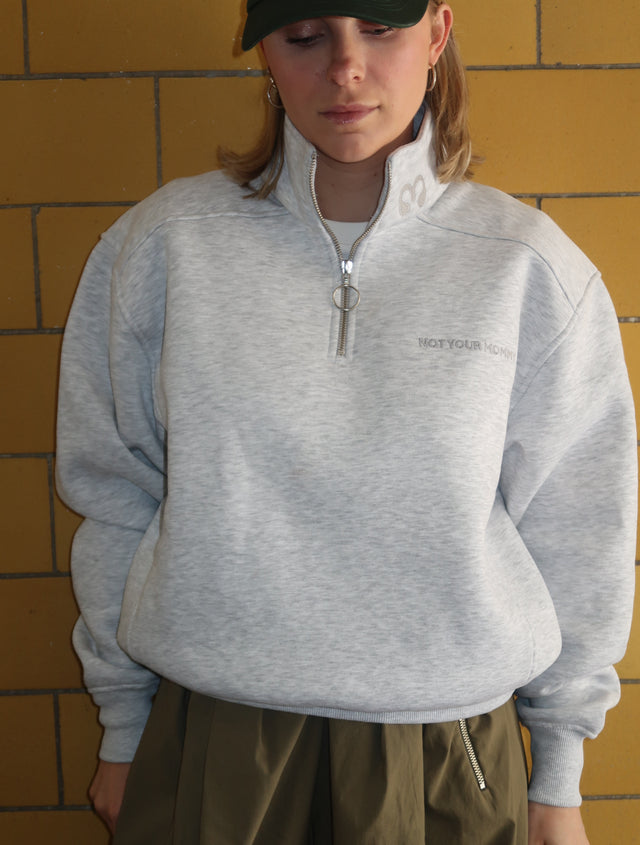 We listen. Half-zip Sweater