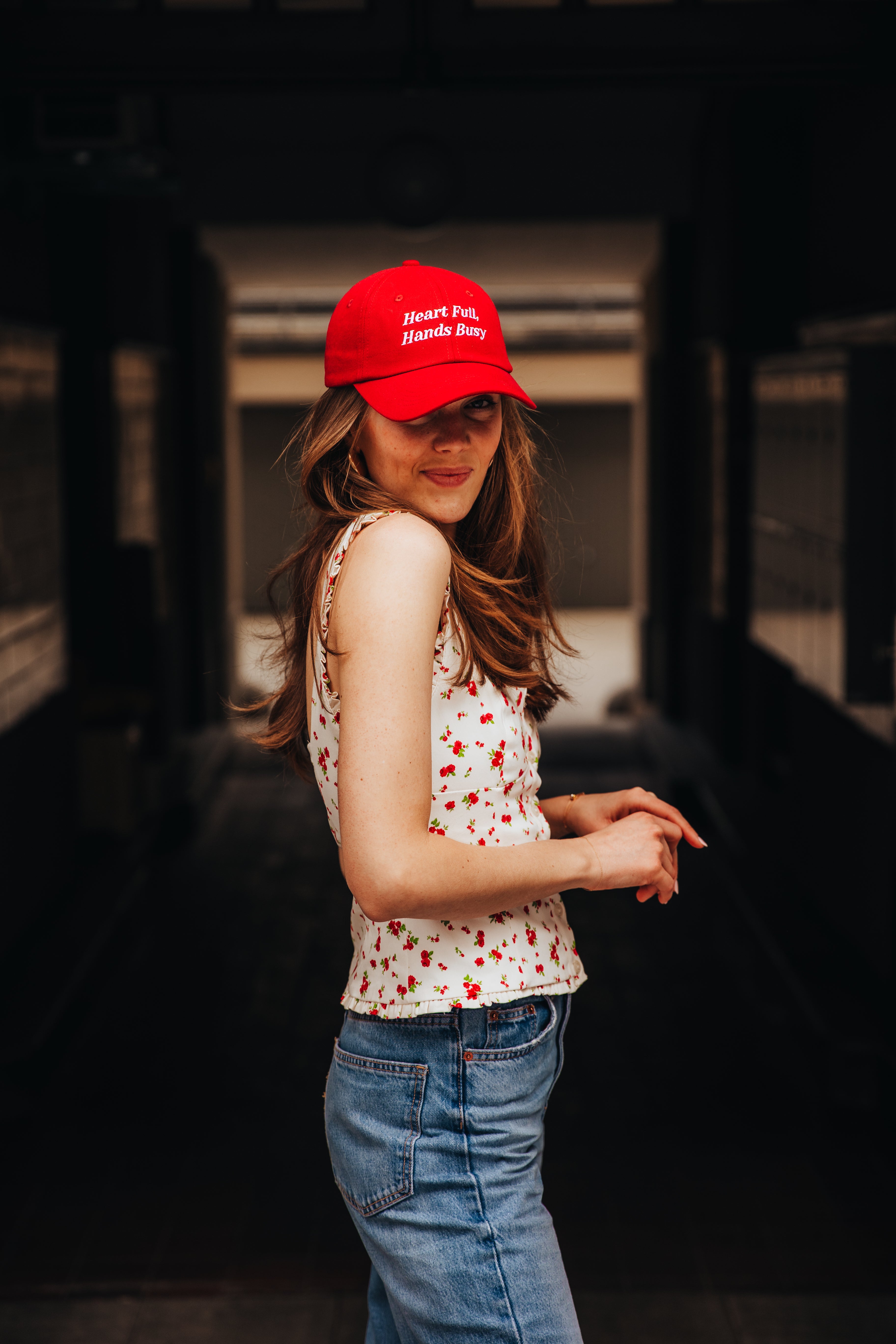 Heart Full, Hands Busy Cap